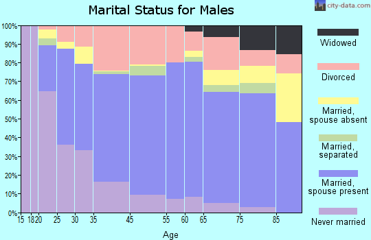 Paris marital status for males