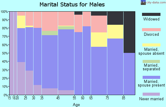 Spencer marital status for males