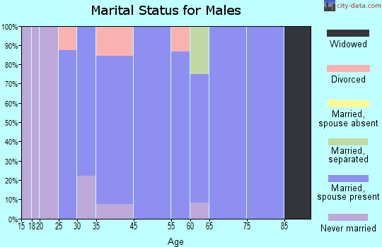 Williston marital status for males