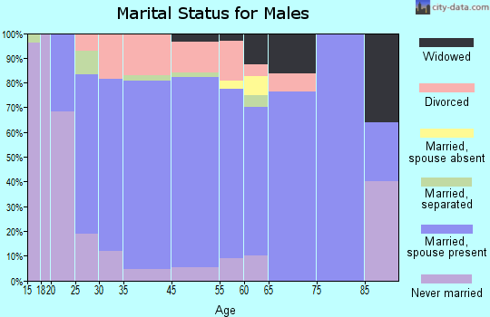 Bangs marital status for males