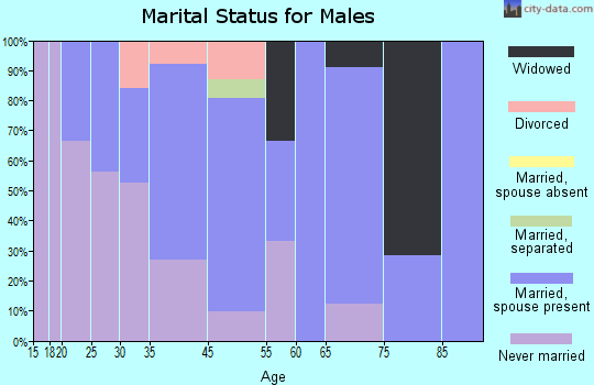 Barstow marital status for males