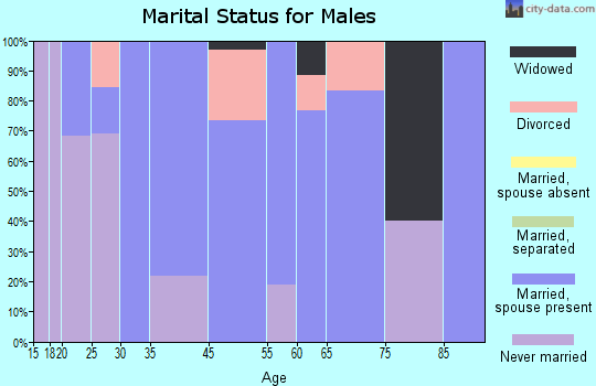 Beasley marital status for males