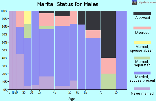 Beckville marital status for males
