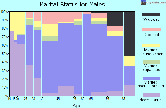 Belton marital status for males