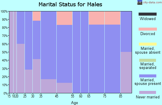 Bloomburg marital status for males