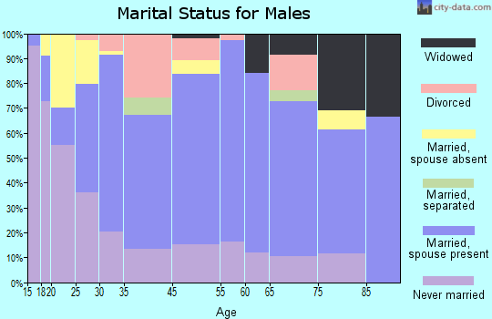 Brackettville marital status for males