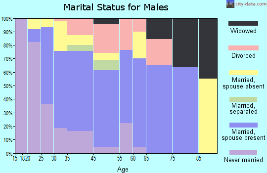 Brookshire marital status for males