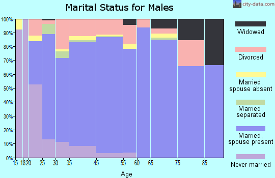 Burkburnett marital status for males