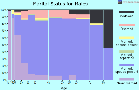 Burleson marital status for males