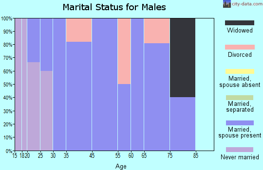 Callisburg marital status for males