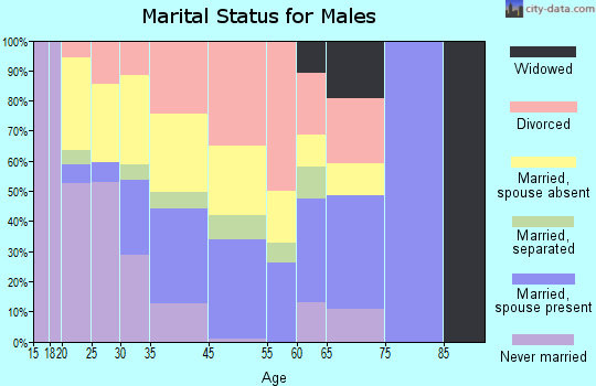 Camp Swift marital status for males