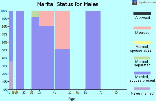 Carrizo Hill marital status for males