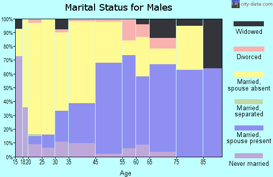Childress marital status for males