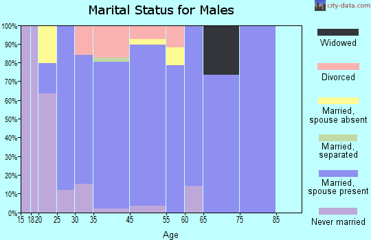 Cibolo marital status for males