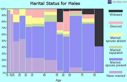 Crockett marital status for males