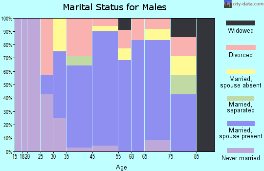 Cross Roads marital status for males