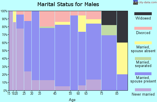 Elkhart marital status for males