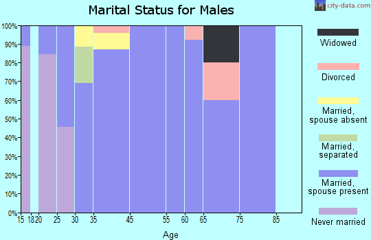 Gallatin marital status for males