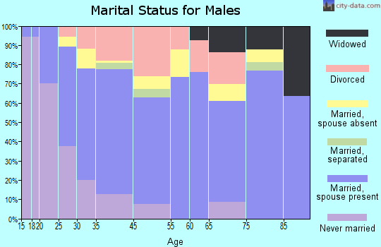 Gilmer marital status for males