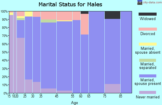 Hewitt marital status for males