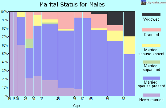 Kingsland marital status for males