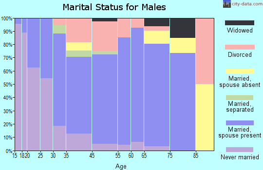 Lake Worth marital status for males
