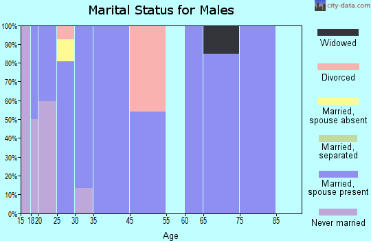 La Puerta marital status for males