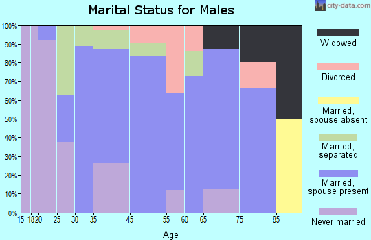 Lometa marital status for males