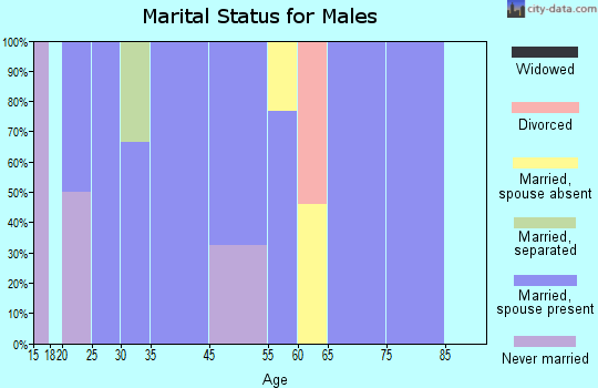 Los Villareales marital status for males