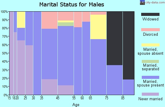 McLean marital status for males