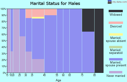 Manvel marital status for males