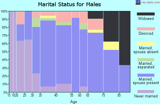 Mason marital status for males