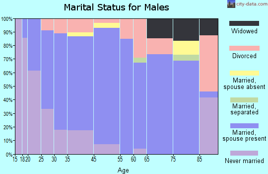 Memphis marital status for males