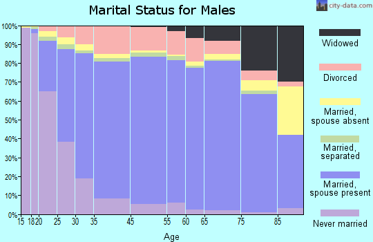 Mesquite marital status for males