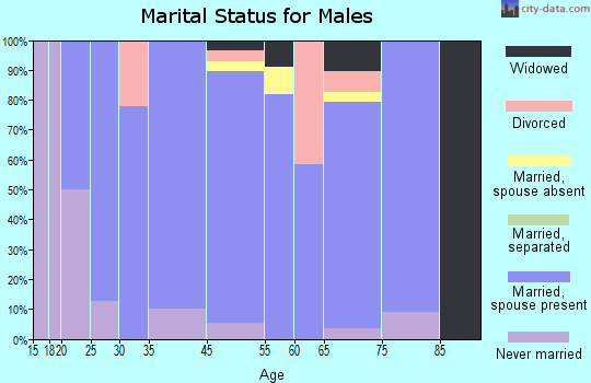 Miami marital status for males