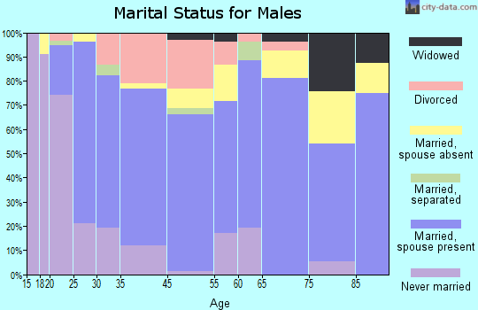 Mount Vernon marital status for males