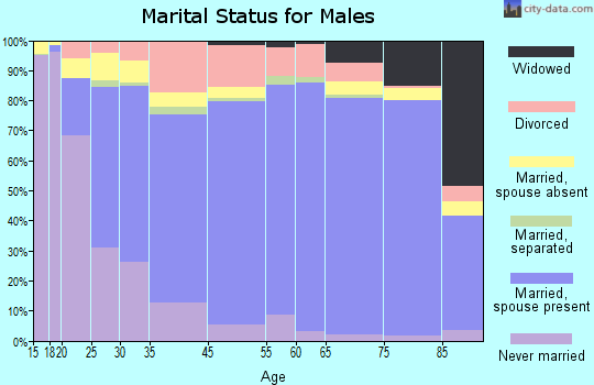New Braunfels marital status for males