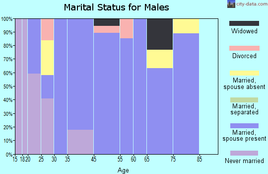 Northcliff marital status for males
