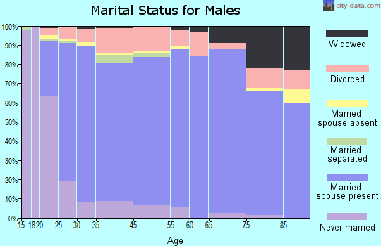 Pampa marital status for males