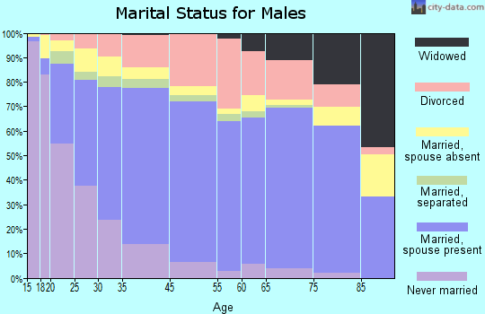 Paris marital status for males