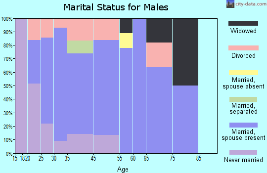 Plum Grove marital status for males