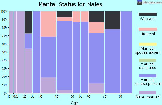Point Blank marital status for males
