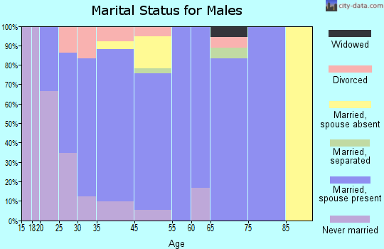 Point Comfort marital status for males