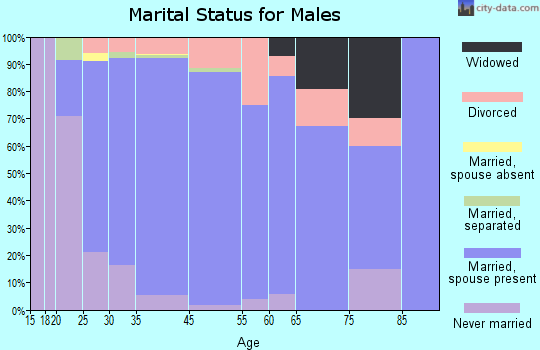 Sachse marital status for males