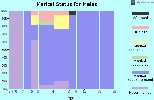 St. Paul marital status for males