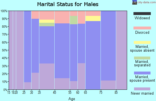 San Felipe marital status for males