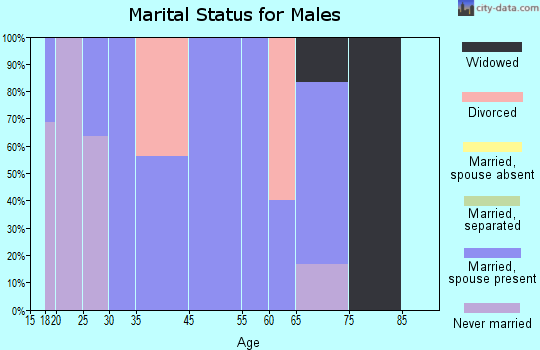 Sanford marital status for males