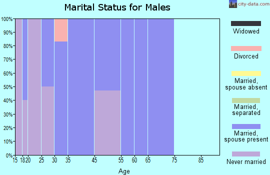 San Pedro marital status for males