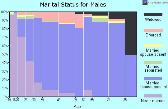 Schertz marital status for males