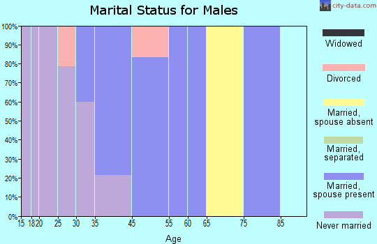 Scottsville marital status for males